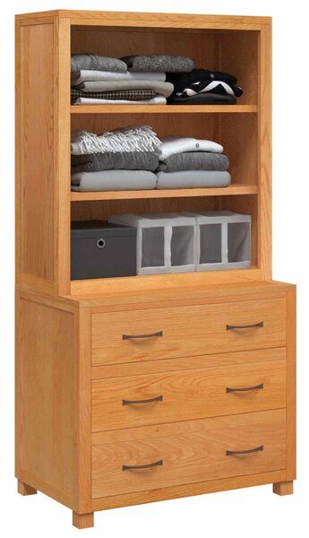 VidaXL Tároló bútor készlet 2 db Barna 80 x 50 x 160 cm Tömör Tölgyfa