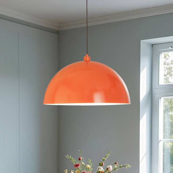 Opviq Kure lógó világítás, narancssárga, fém, Ø 60 cm, E27, dimmelhető, Sárga / narancssárga, Konyha, fém, Modern