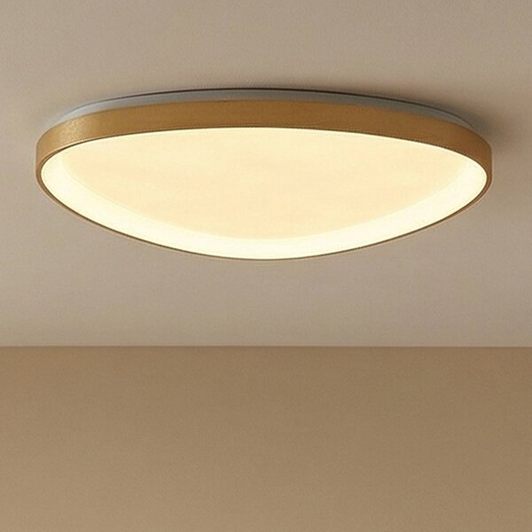 Lucande LED mennyezeti világítás Asken, 61 cm, arany, CCT, dimmelhető, dimmelhető, Sárgaréz / arany, Nappali / Étkező, Alumínium, Modern