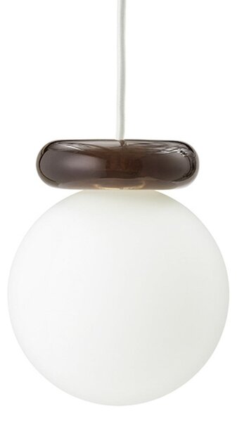Függőlámpa Normann Copenhagen, Hinx, dimmable, Barna / Rozsdabarna, Konyha, Üveg, Dizájn