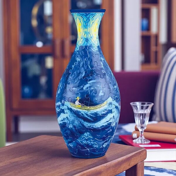 Artvase™ Van Gogh Művészete által Ihletett 3d Puzzle Váza, Óceáni hullámok művészete