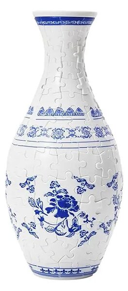 Artvase™ Van Gogh Művészete által Ihletett 3d Puzzle Váza, Kék és fehér porcelán