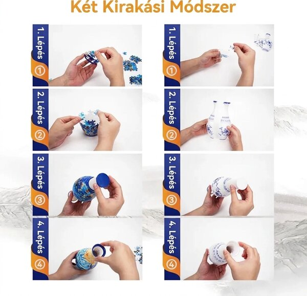Artvase™ Van Gogh Művészete által Ihletett 3d Puzzle Váza, Óceáni hullámok művészete