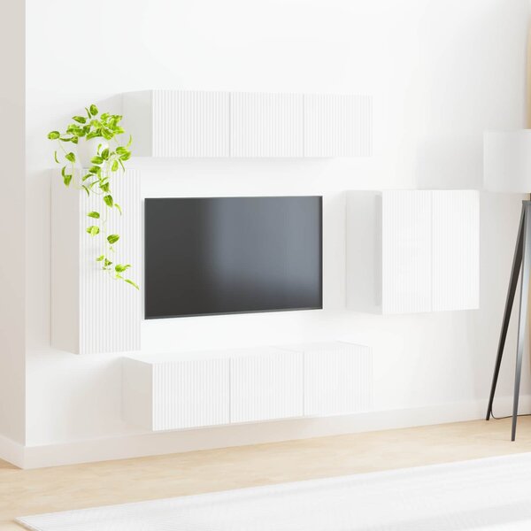 VidaXL 6 pcs Fehér