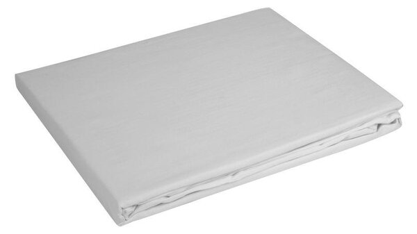Nova3 pamut-szatén gumis lepedő Világosszürke 140x200 cm +30 cm