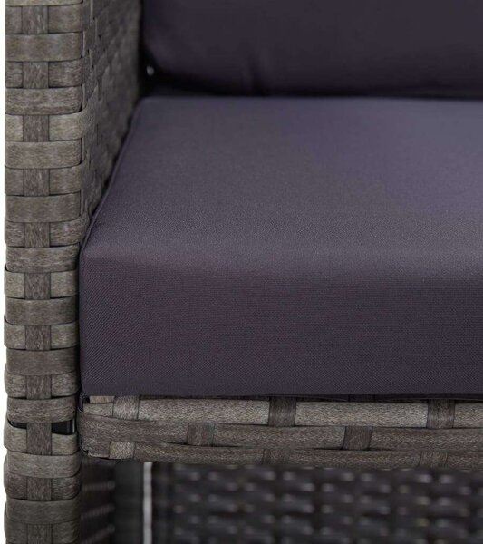 VidaXL Kerti Étkezőgarnitúra - Polyrattan - 13 részes