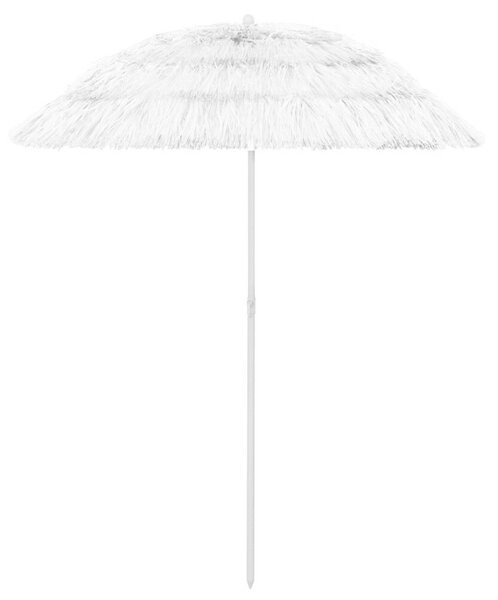 Strandnapernyő - Hawaii Stílus - Fehér - 180 cm