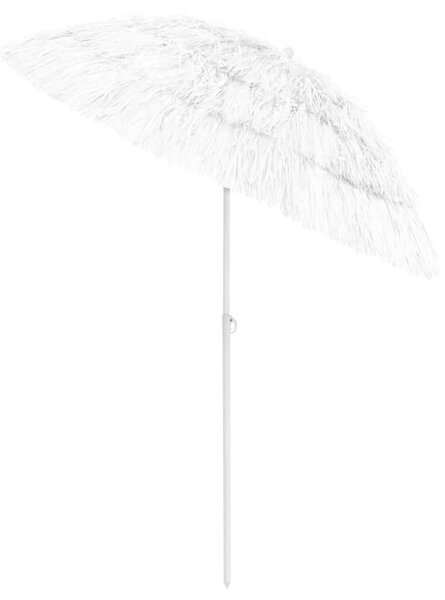Strandnapernyő - Hawaii Stílus - Fehér - 180 cm