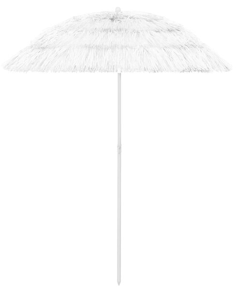 Strandnapernyő - Hawaii Stílus - Fehér - 180 cm