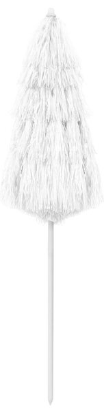 Strandnapernyő - Hawaii Stílus - Fehér - 180 cm