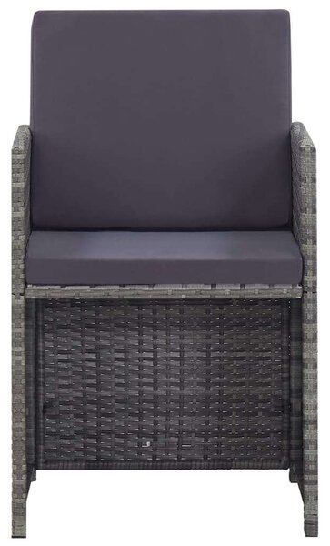 VidaXL Kerti Étkezőgarnitúra - Polyrattan - 13 részes