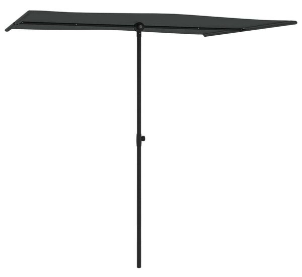 VidaXL Kültéri Napernyő - 2x1,5m - Antracitszürke
