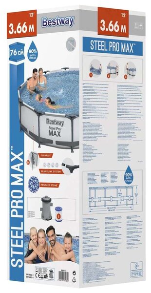 Bestway Steel Pro MAX Medence - 366x76cm