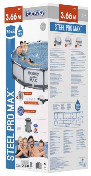 Bestway Steel Pro MAX Medence - 366x76cm