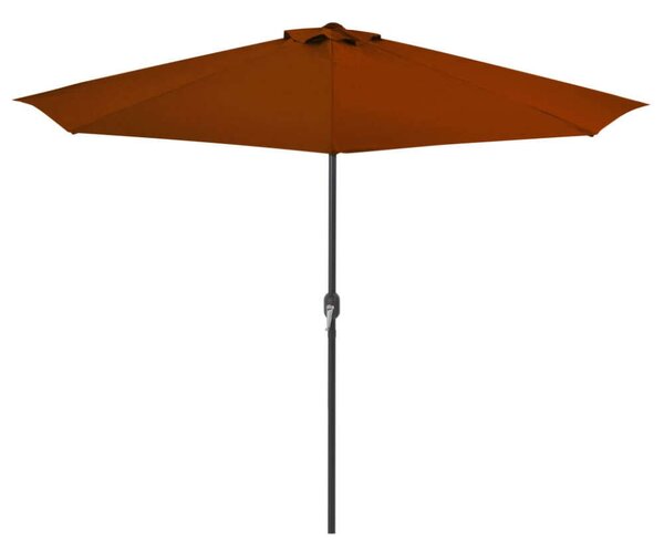 VidaXL Félköríves Napernyő - Terrakotta - 300 cm