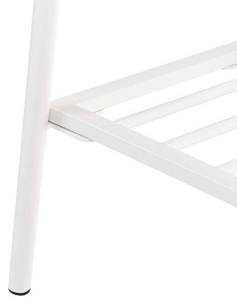 Virágállvány LINNAEA Fém 60 cm Fehér
