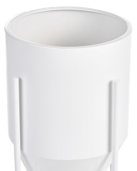 Magasított virágállvány HYBRIDUM Fém 33 cm Fehér