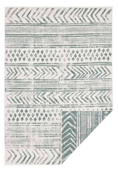 Biri zöld-krémszínű kültéri szőnyeg, 80 x 150 cm - NORTHRUGS