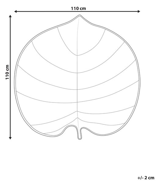 Játszószőnyeg EOLIA 110 x 110 cm Pamut Törtfehér