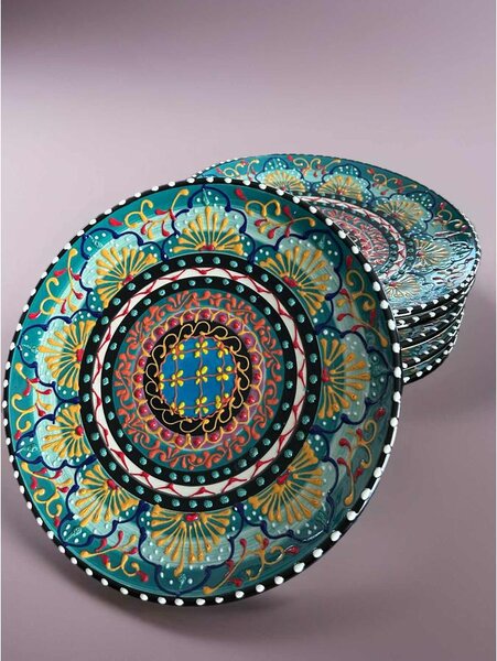 Lapos tányér 26 cm méretben "surtido color"
