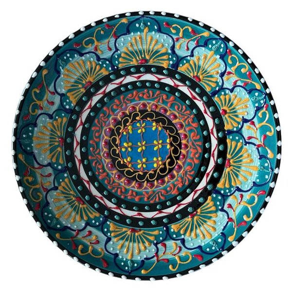 Lapos tányér 26 cm méretben "surtido color"