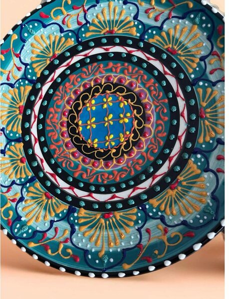 Lapos tányér 26 cm méretben "surtido color"