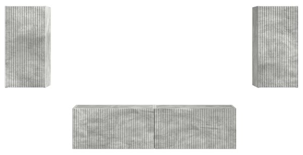 VidaXL 2 pcs Beton Szürke