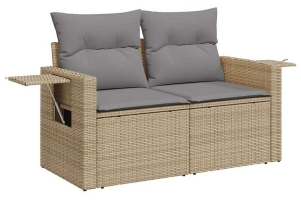 VidaXL Polyrattan Kerti Ülőgarnitúra - 10 részes - Bézs