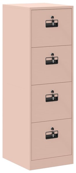 VidaXL Irattároló Szekrény fiókkal 2 pcs Rózsaszín 44 x 50 x 106.5 cm