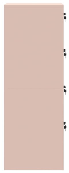 VidaXL Irattároló Szekrény fiókkal 2 pcs Rózsaszín 44 x 50 x 106.5 cm