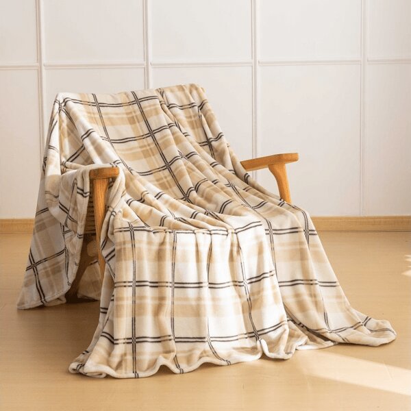 Mikroplüss pléd PLAID, krém színű Méret: 150 x 200 cm