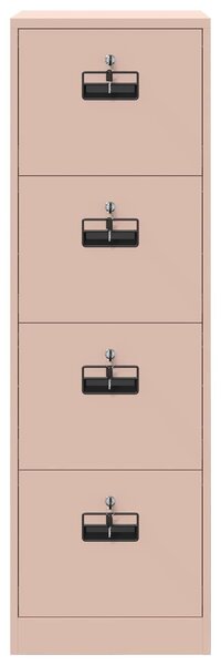 VidaXL Irattároló Szekrény fiókkal 2 pcs Rózsaszín 44 x 50 x 106.5 cm