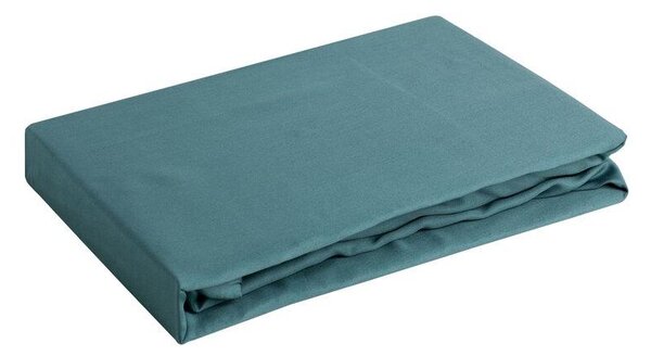 Nova3 pamut-szatén gumis lepedő Petrolkék 100x200 cm +25 cm