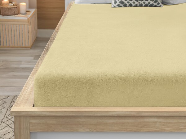 Mikroplüss lepedő SOFT 180x200 cm sárga