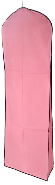Pink Alkalmi Ruhazsák Fekete Szegéllyel + 1db Fehér Vállfa