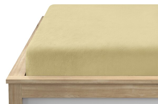 Mikroplüss lepedő SOFT 180x200 cm sárga