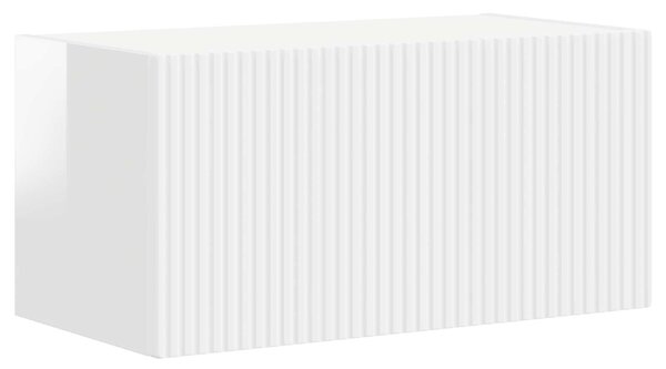 VidaXL 2 pcs Magas Fényű Fehér