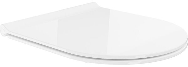Mexen slim lassan záródó deszka, duroplast, fényes fehér - 39050100