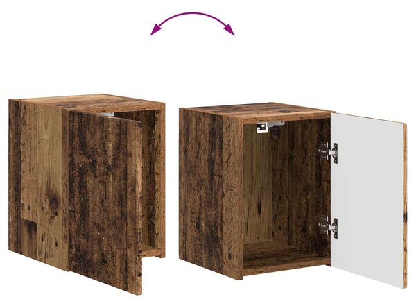 VidaXL 3 pcs Öreg fa