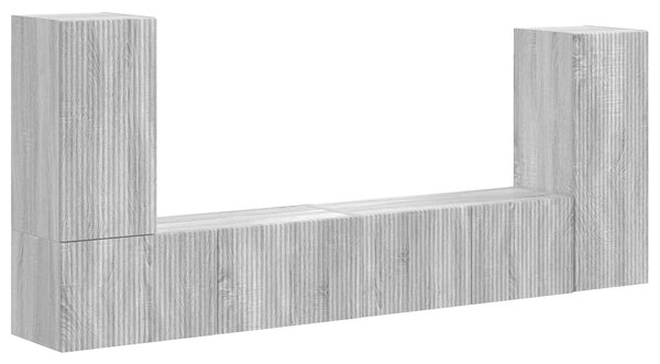 VidaXL 4 pcs Szürke Sonoma
