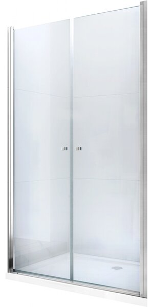 Mexen Texas 70 cm-es nyíló zuhanyajtó, átlátszó, króm - 880-070-000-01-00