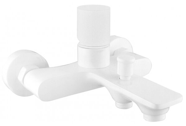 Mexen Royo One Bath gombos csaptelep, fehér, 72231-20