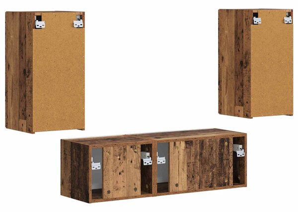 VidaXL Öreg fa 60 x 31 x 29,5 cm