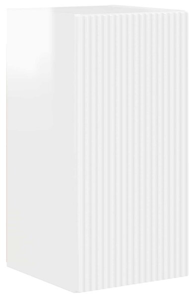 VidaXL 4 pcs Magas Fényű Fehér