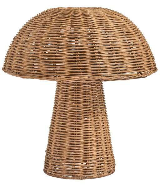 Asztali lámpa Gomba ALERO Rattan Természetes