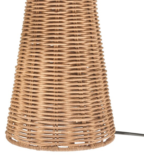 Asztali lámpa Gomba ALERO Rattan Természetes