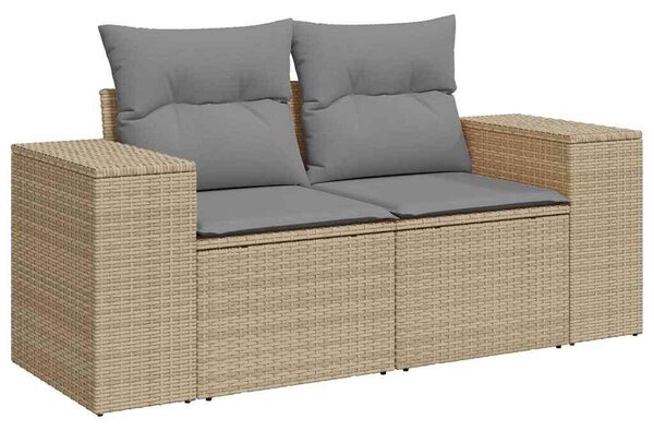 VidaXL Polyrattan Kerti Ülőgarnitúra - 11 részes - Bézs