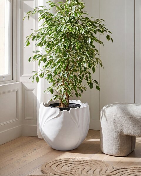 Virágcserép ARPONE 44 cm Törtfehér
