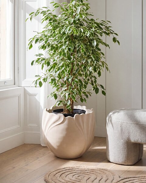 Virágcserép ARPONE 44 cm Világosbézs