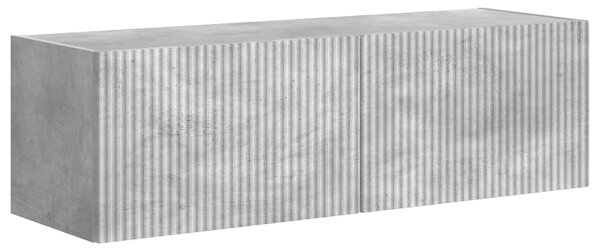 VidaXL TV falit kabinet szett Falra szerelhető 6 pcs Beton Szürke